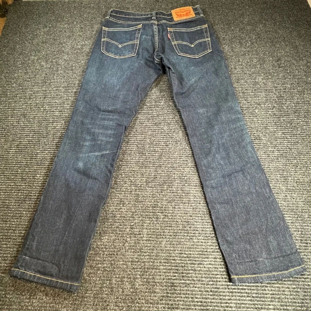 Levis 511 Slim‎ Fit Jeans Mens 30x30 Dark Wash Blue Denim Pants